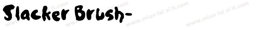 Slacker Brush字体转换
